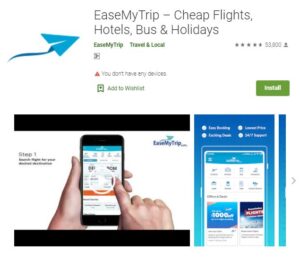 EaseMyTrip - Flight and Hotel Booking Apps