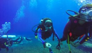 Scuba Diving in The Waters of Kalpeni Island