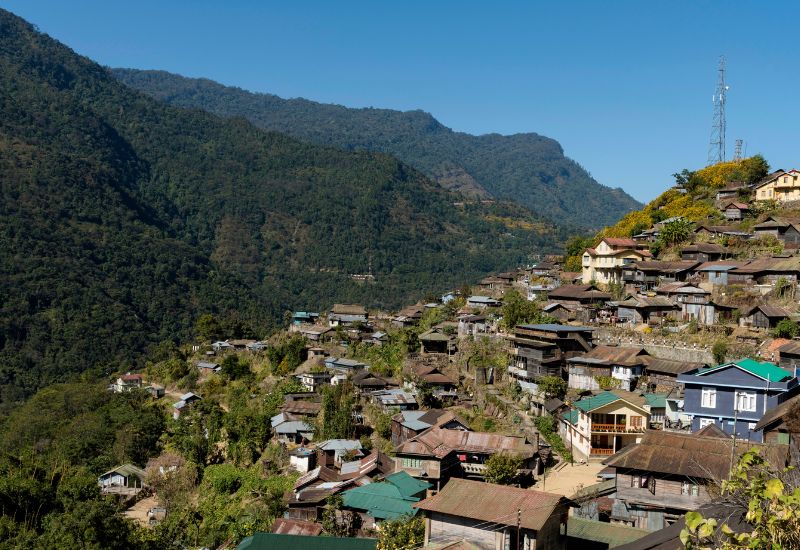 Khonoma-Village-Nagaland-tourist places in northeast india